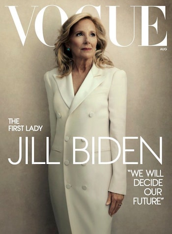 The first lady was Vogue's cover star this mo<em></em>nth and told the magazine 'we will co<em></em>ntinue to fight'